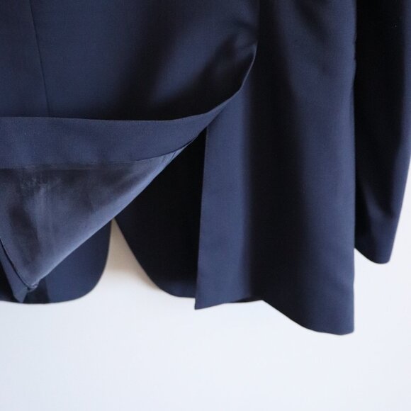 Ralph Lauren Men's Blue 44L Single-Breasted Wool V-Neck Formal Lined Blazer - Picture 10 of 15